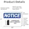 Signmission Compressed Non-Flammable Gas Sign, Vinyl Decal, 10in W x 7in L, 2PK OS-2PACK-NS-D-710-L-10758 - alternate 2